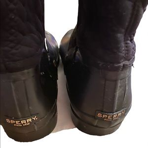Sperry Rain boot Black size 8